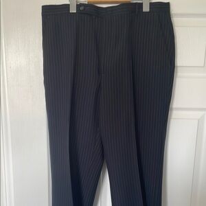 Blue Pinstripe Trousers